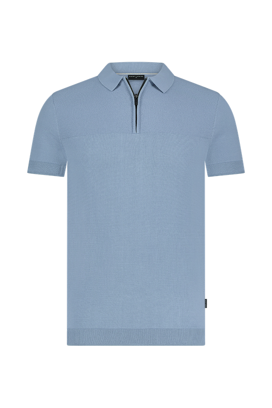 Saint Steve polo - Jeans blue