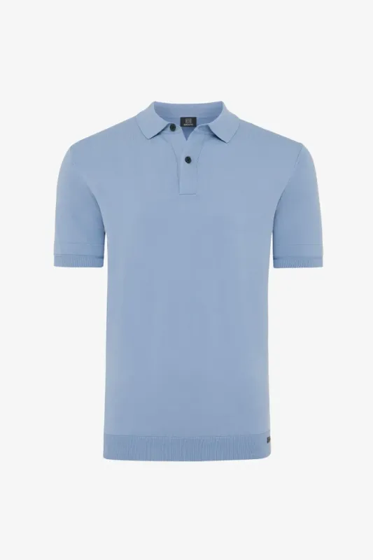 Genti polo  - Lichtblauw