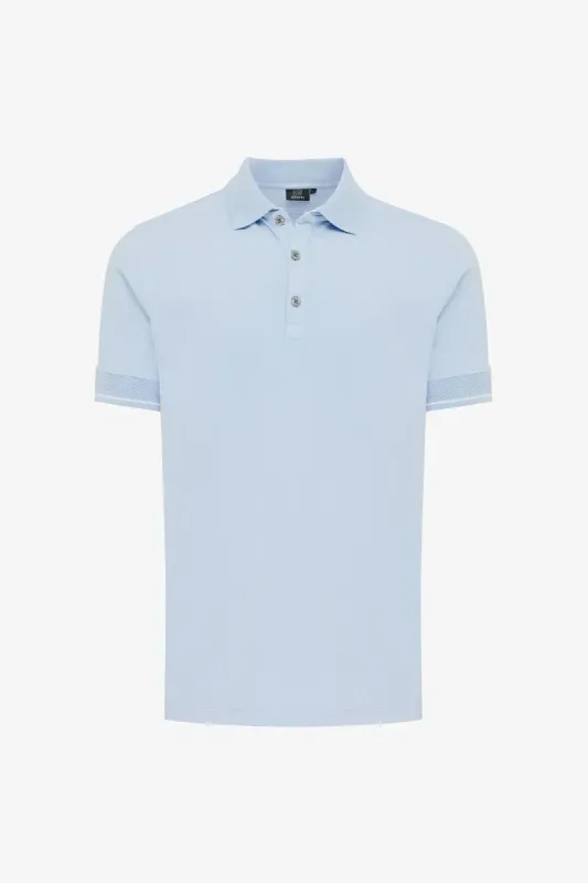 Genti polo  - Lichtblauw