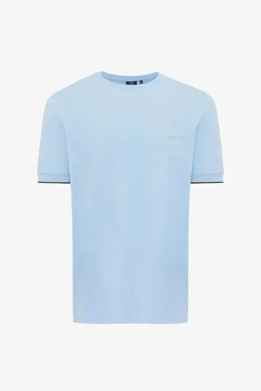 Genti t-shirt - Lichtblauw