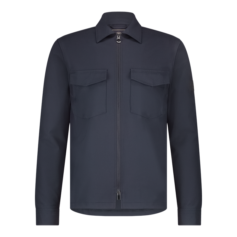 Blue Industry travel overshirt - Navy