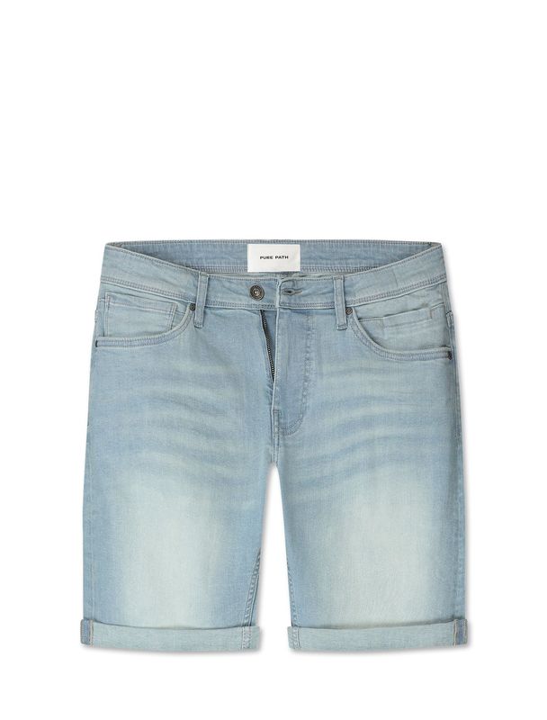 Pure Path denim shorts - Lichtblauw