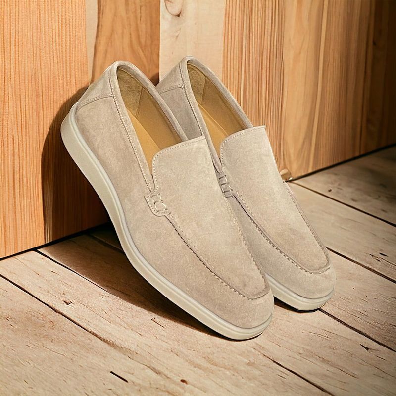 Alberto Bellini loafers - Beige suede