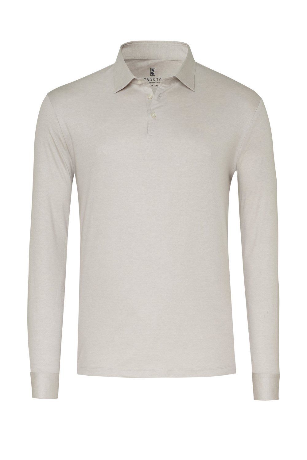 Desoto polo | lange mouw - Beige