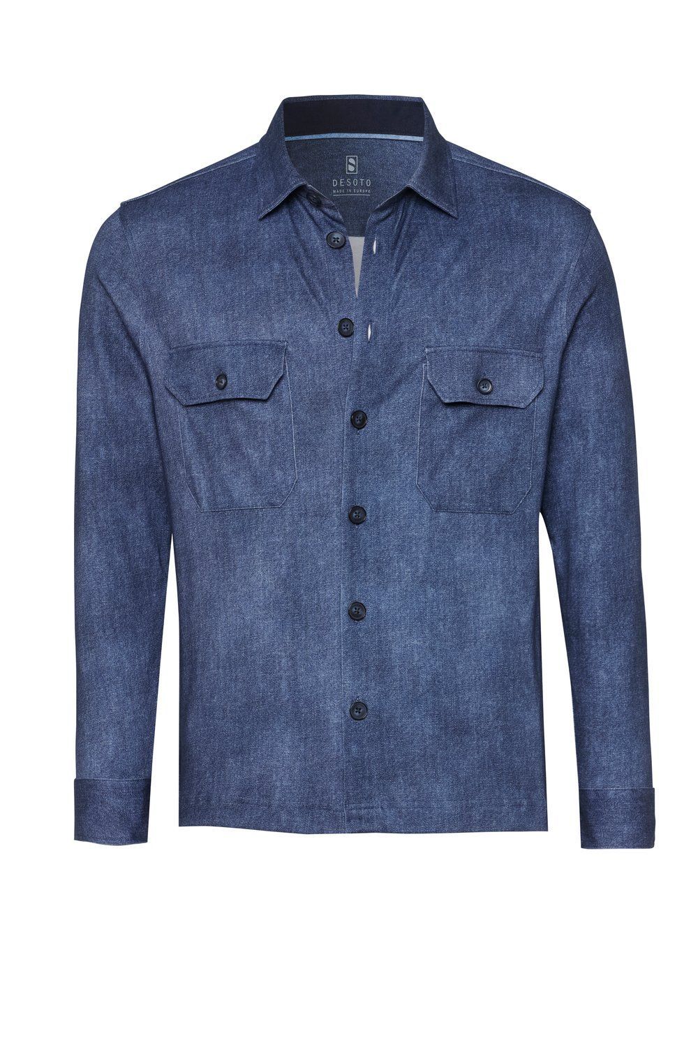 Desoto overshirt - Dark blue denim