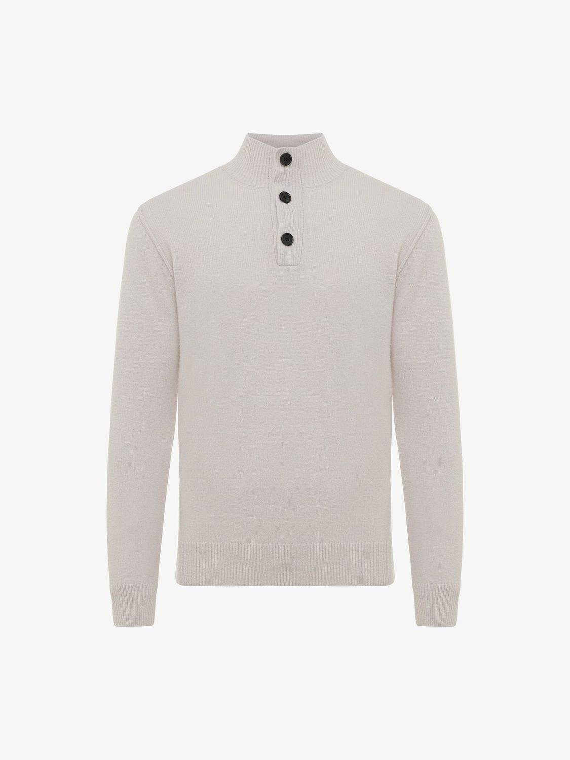 Genti turtleneck 3 knopen - Off white
