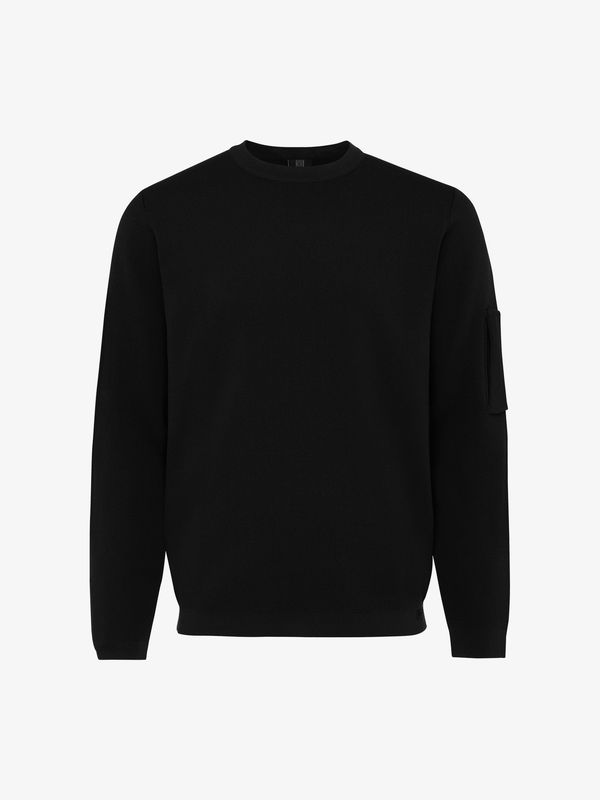 Genti trui ronde hals - Zwart