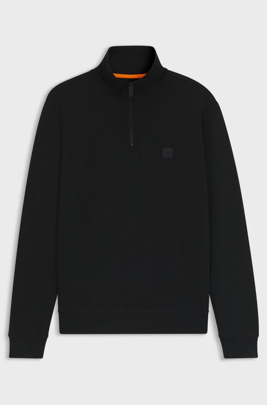 Hugo Boss halfzip sweater - Zwart