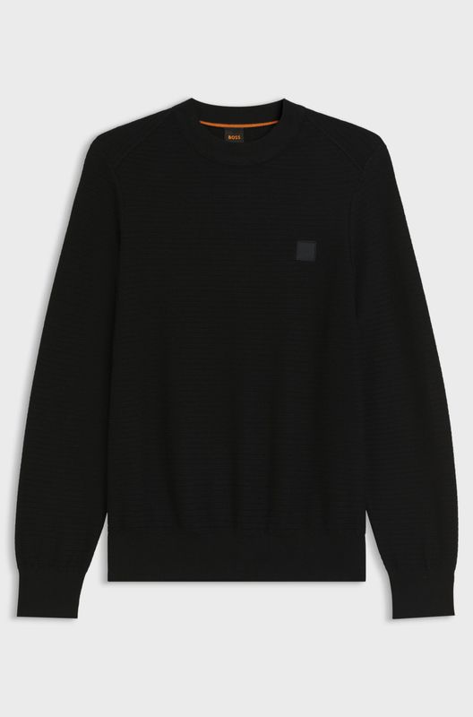 Hugo Boss gebreide trui - Zwart