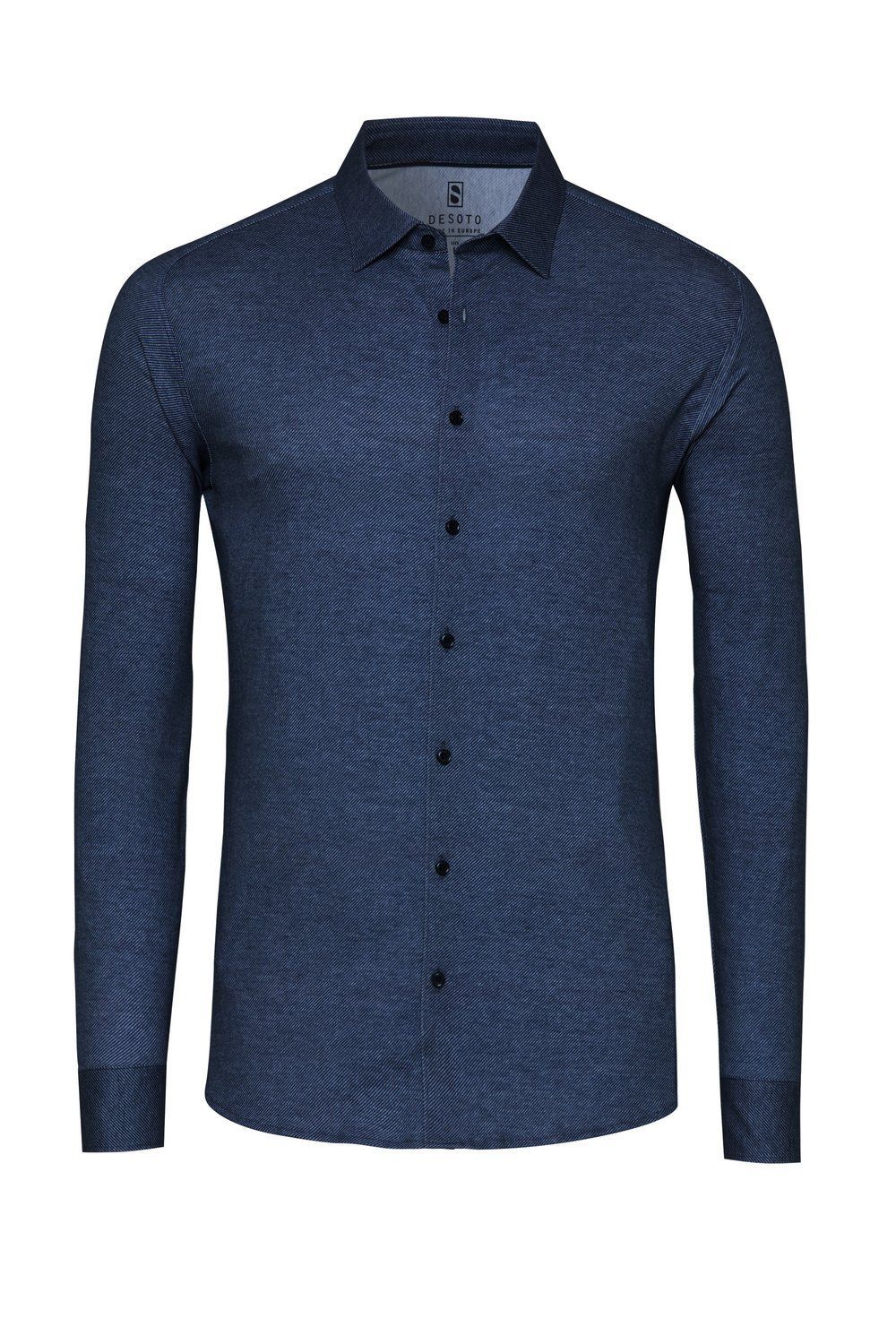 Desoto shirt - navy met twill