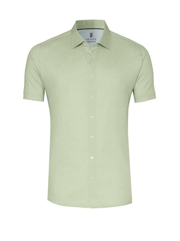 Desoto shirt | korte mouw - Lime green oxford Desoto shirt | korte mouw - Lime green oxford