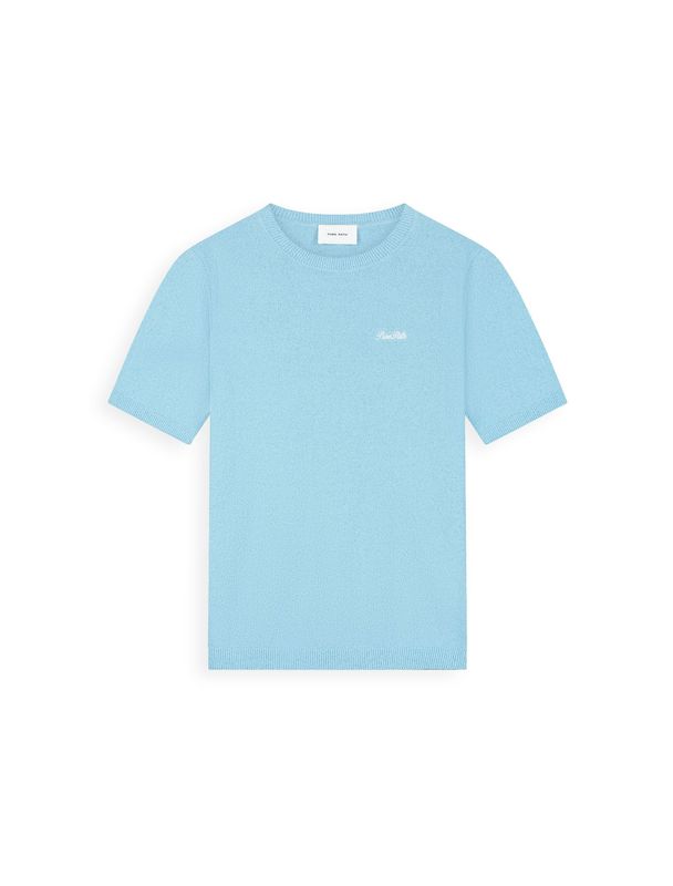 Pure Path bouclé T-shirt - Lichtblauw Pure Path bouclé T-shirt - Lichtblauw