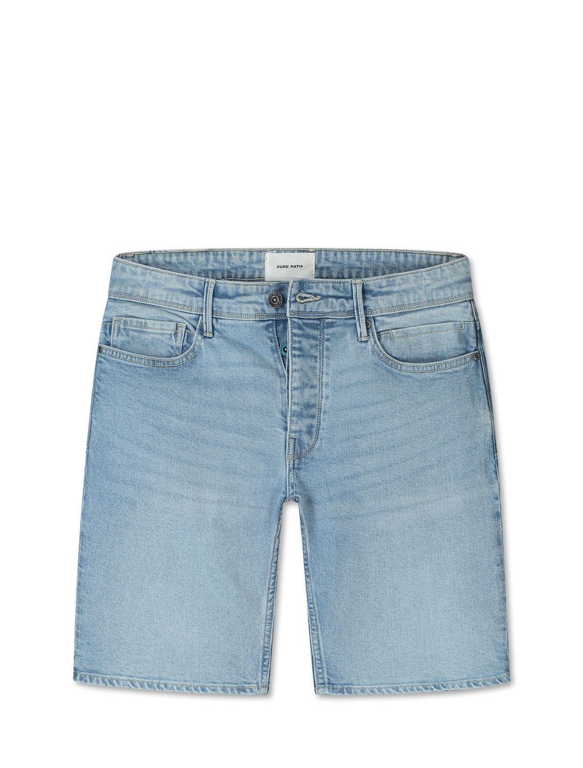 Pure Path denim shorts - Lichtblauw Pure Path denim shorts - Lichtblauw