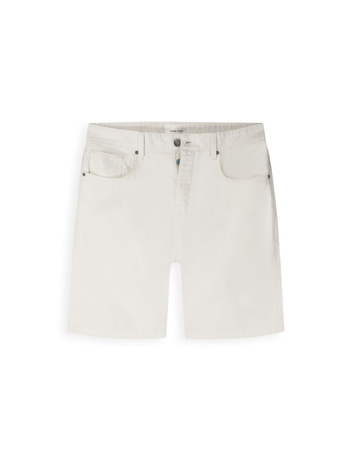 Pure Path denim shorts - Ecru
