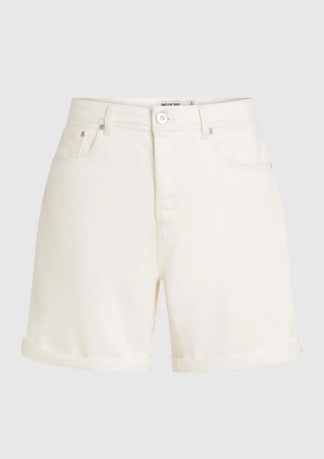 Circle of Trust denim short - Shell white