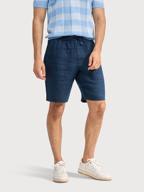 Blue Industry linnen shirt - Navy