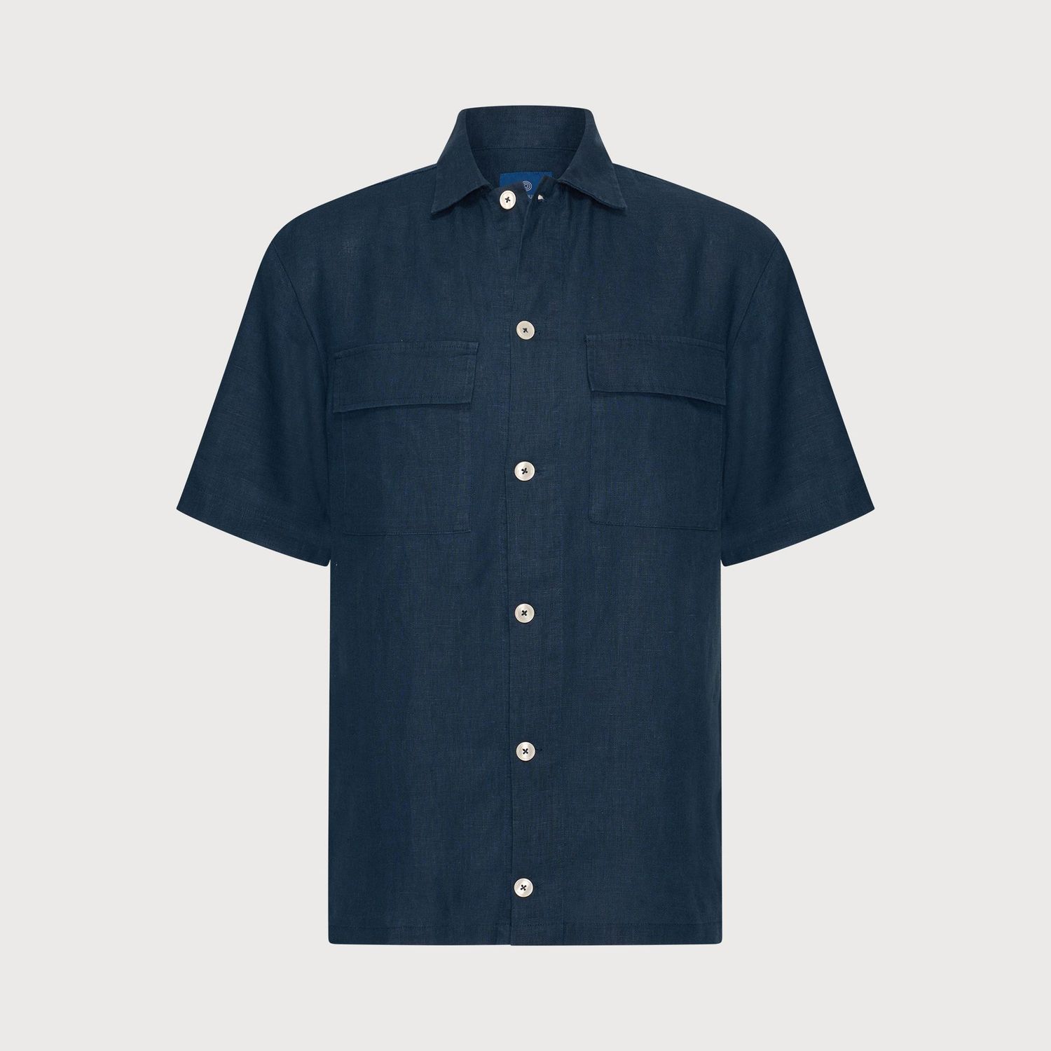 Blue Industry linnen shirt - Navy Blue Industry linnen shirt - Navy