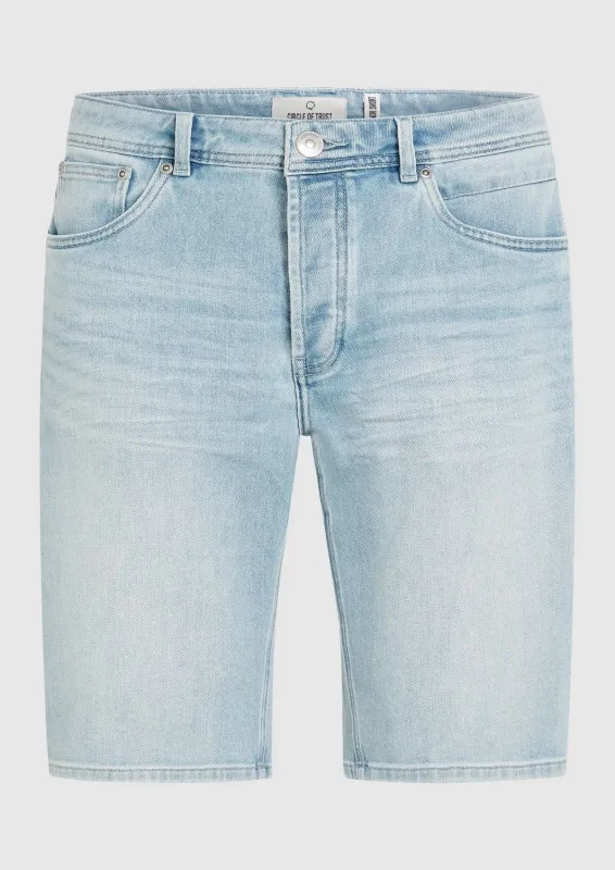 Circle of Trust denim short - Steel mist