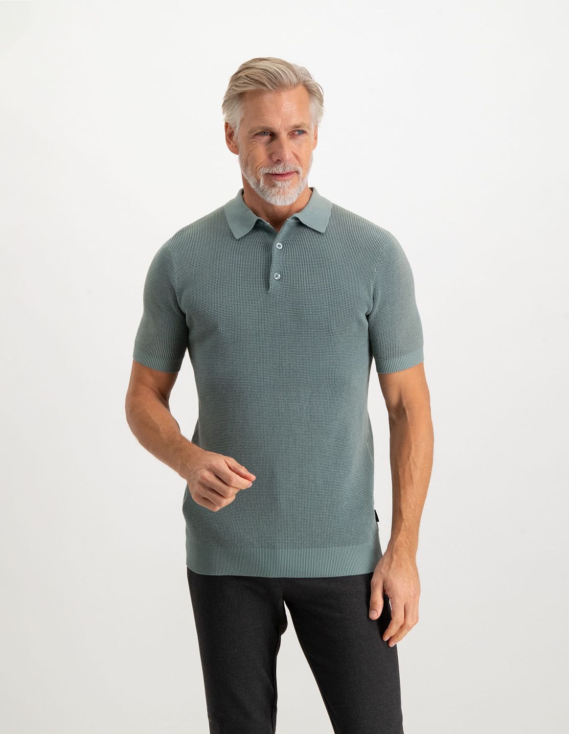 Saint Steve polo - Silver green