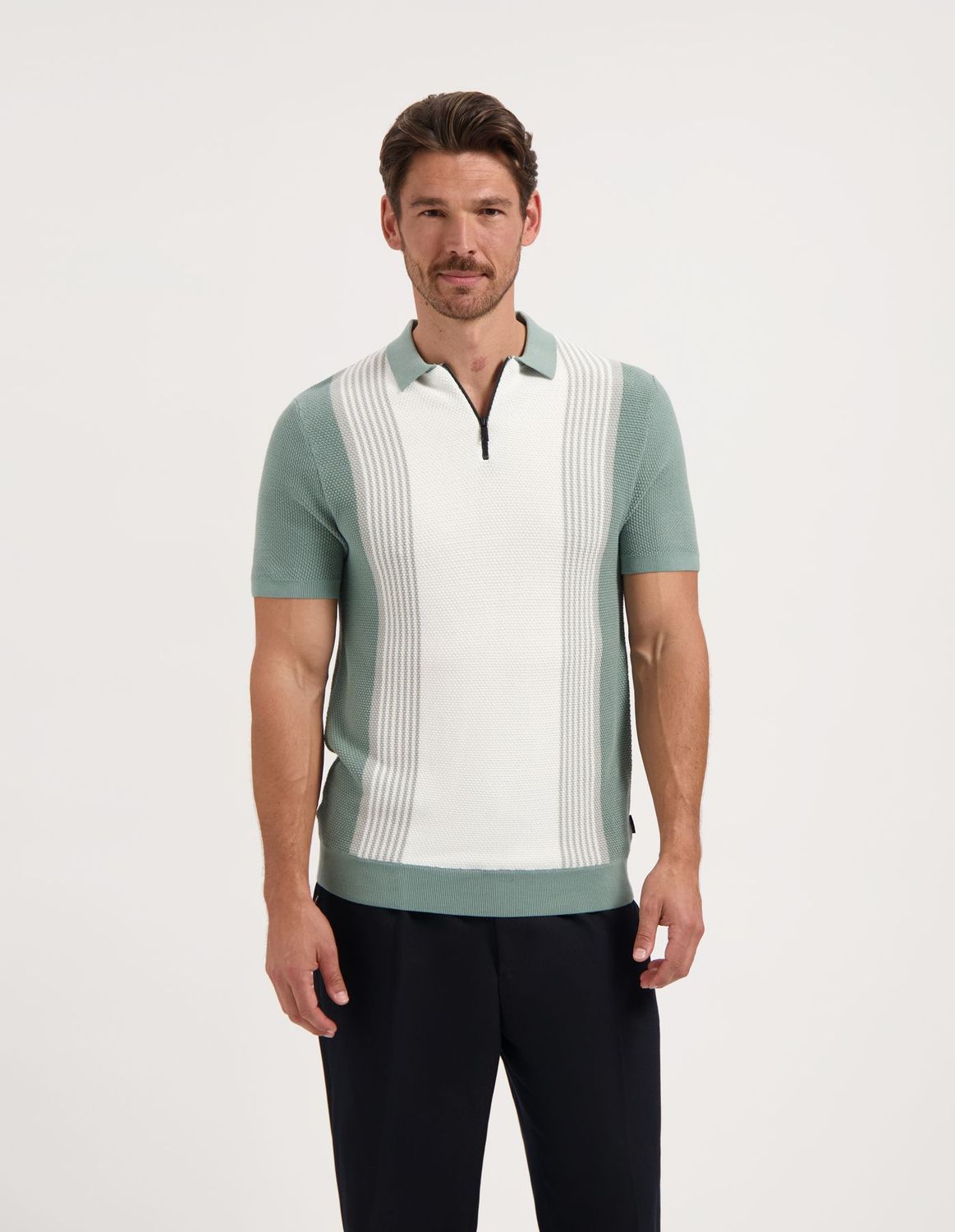 Saint Steve polo - Silver green