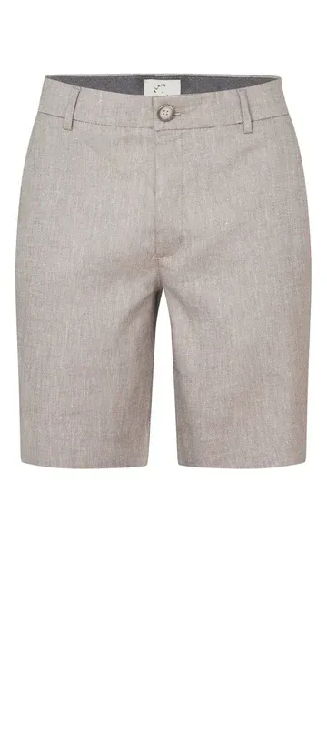 Plain linnen short - Walnut