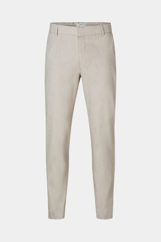 Plain linnen chino - Sand