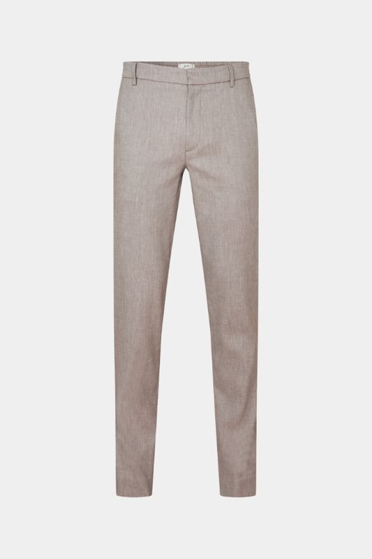 Plain linnen chino - Walnut