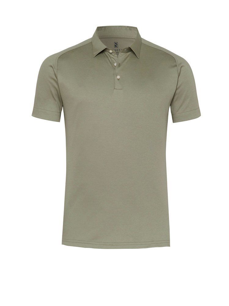 Desoto polo | korte mouw - Dark green pique Desoto polo | korte mouw - Dark green pique