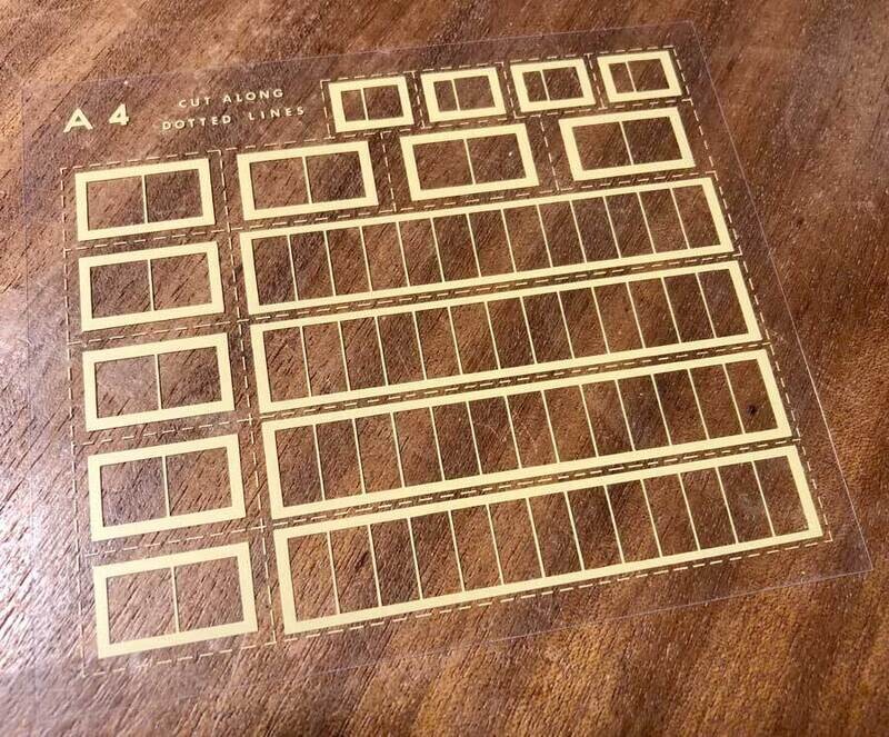 Window sheet component - A04