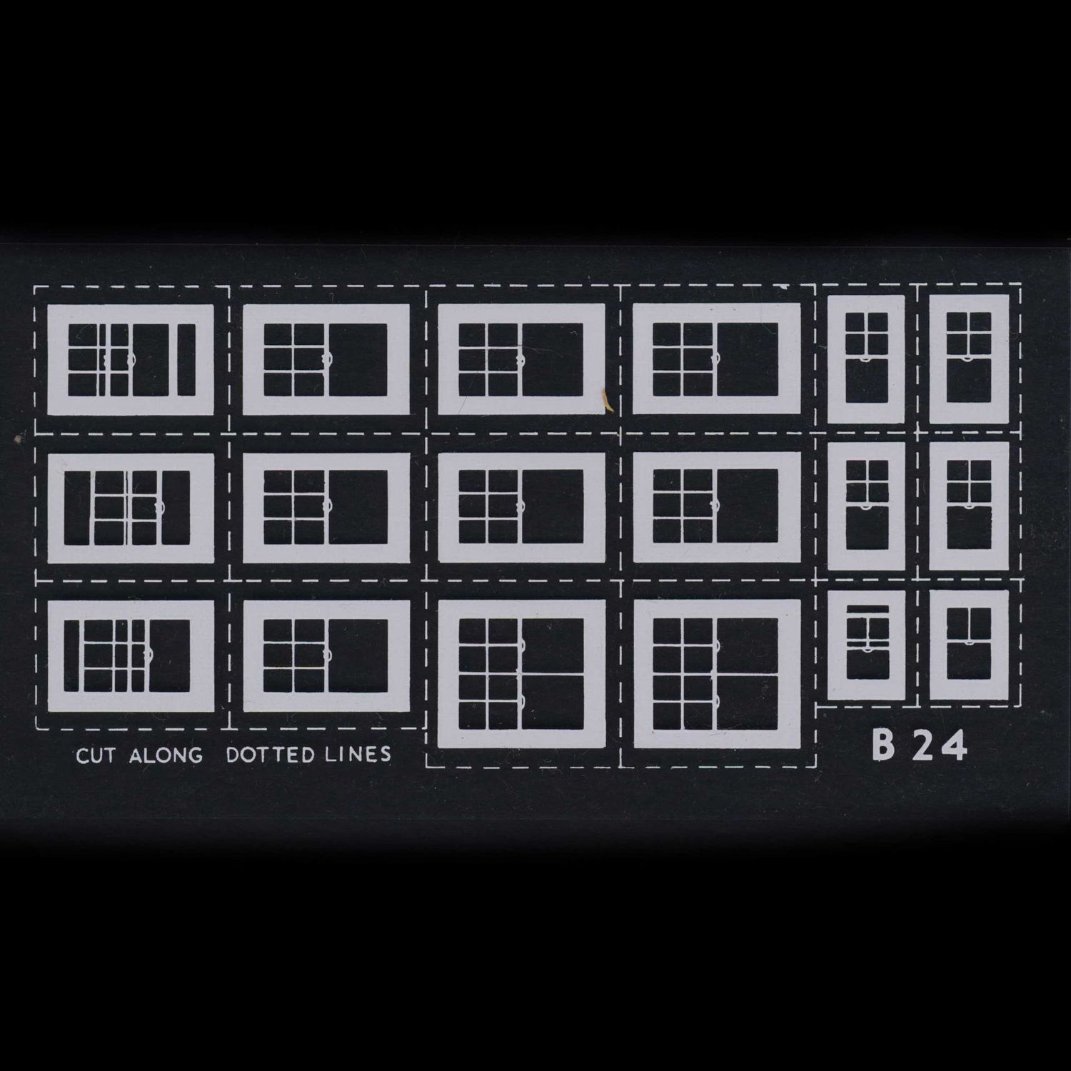 Window sheet component - B24 Window sheet component - B24
