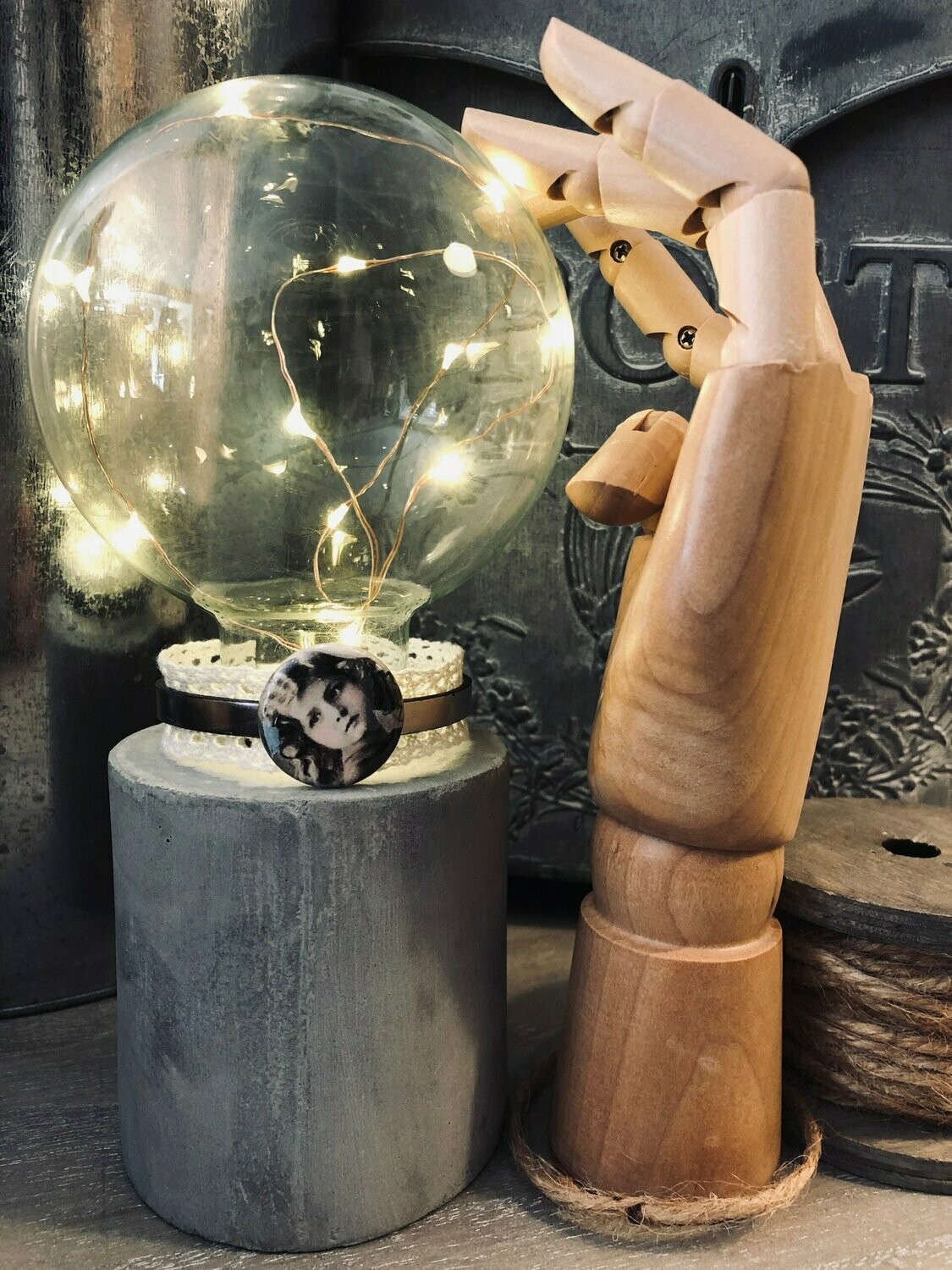 Bracelet en cuir argenté