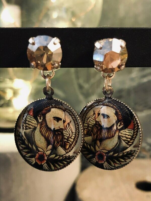 Boucles d'oreilles en cristal de Swarovski