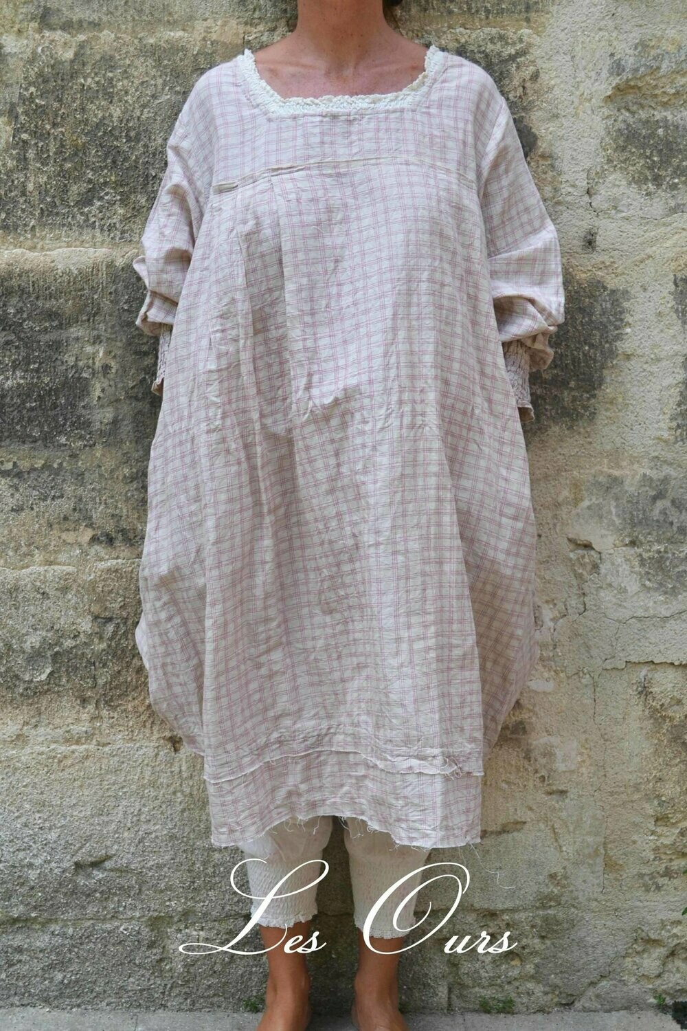 °SOLDES°  *DERNIERE PIECE  Tunique Adèle à carreaux TL -50%