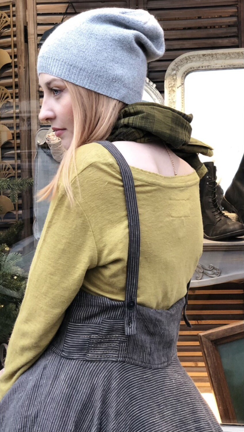°VIP DAYS° *DERNIERE PIECE Jupe 22984 striped linen tS -50%