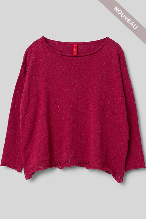 °SOLDES° *DERNIERE PIECE  Pull-over Eli 44915 Raspberry  TXL -40%