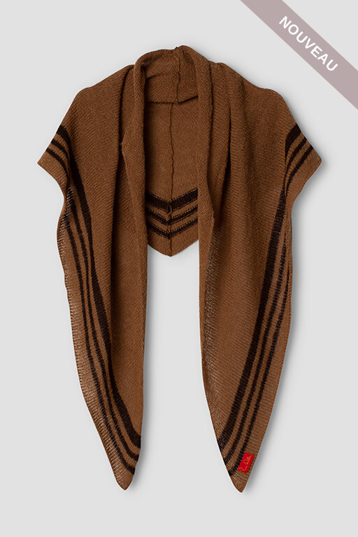 °VIP DAYS° *DERNIERE PIECE Châle Ronna  77571 laine camel -50%