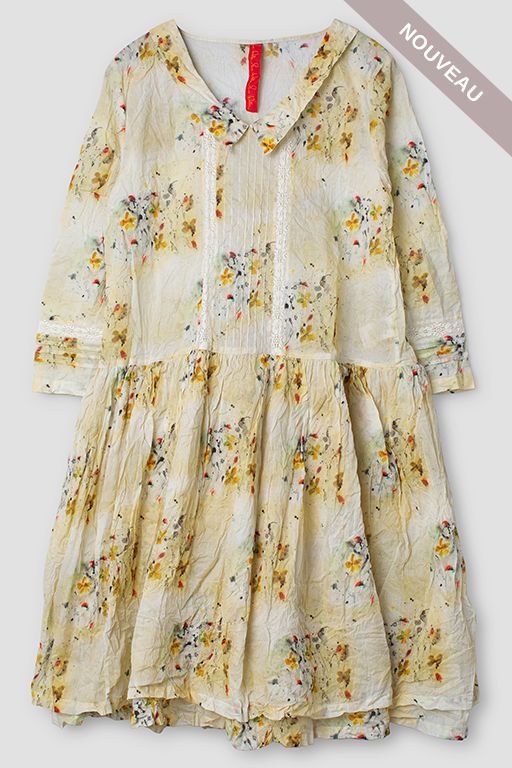 °SOLDES°  Robe Linda Flower print 55852 -40%