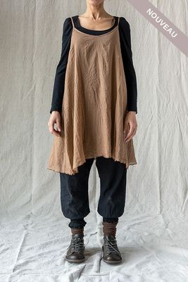 Tunique Léa fleurs amande -50%