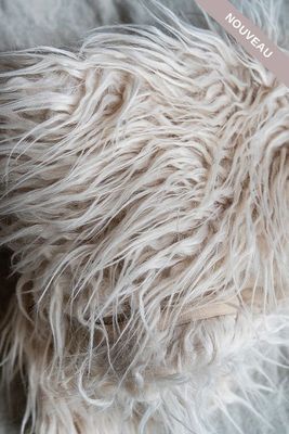 °*DERNIERE PIECE  Écharpe Poilu coton écru -50%