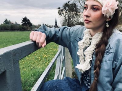 *DERNIERE PIECE Veste effet jean vintage tXL/42