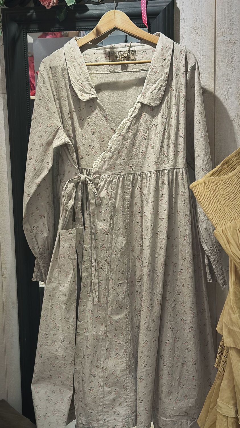 *DERNIERE PIECE Robe /Manteau Poere popeline fleurs Les Ours tXL