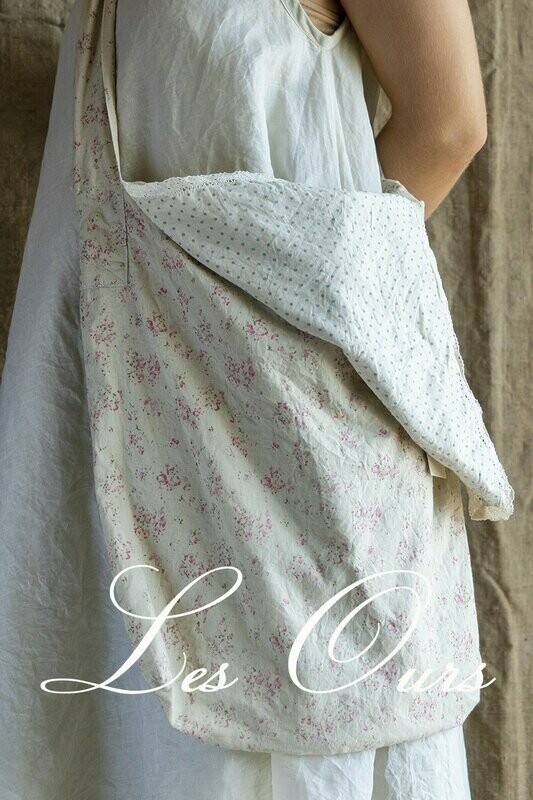 *DERNIERE PIECE Sac fleurs bleues -40%