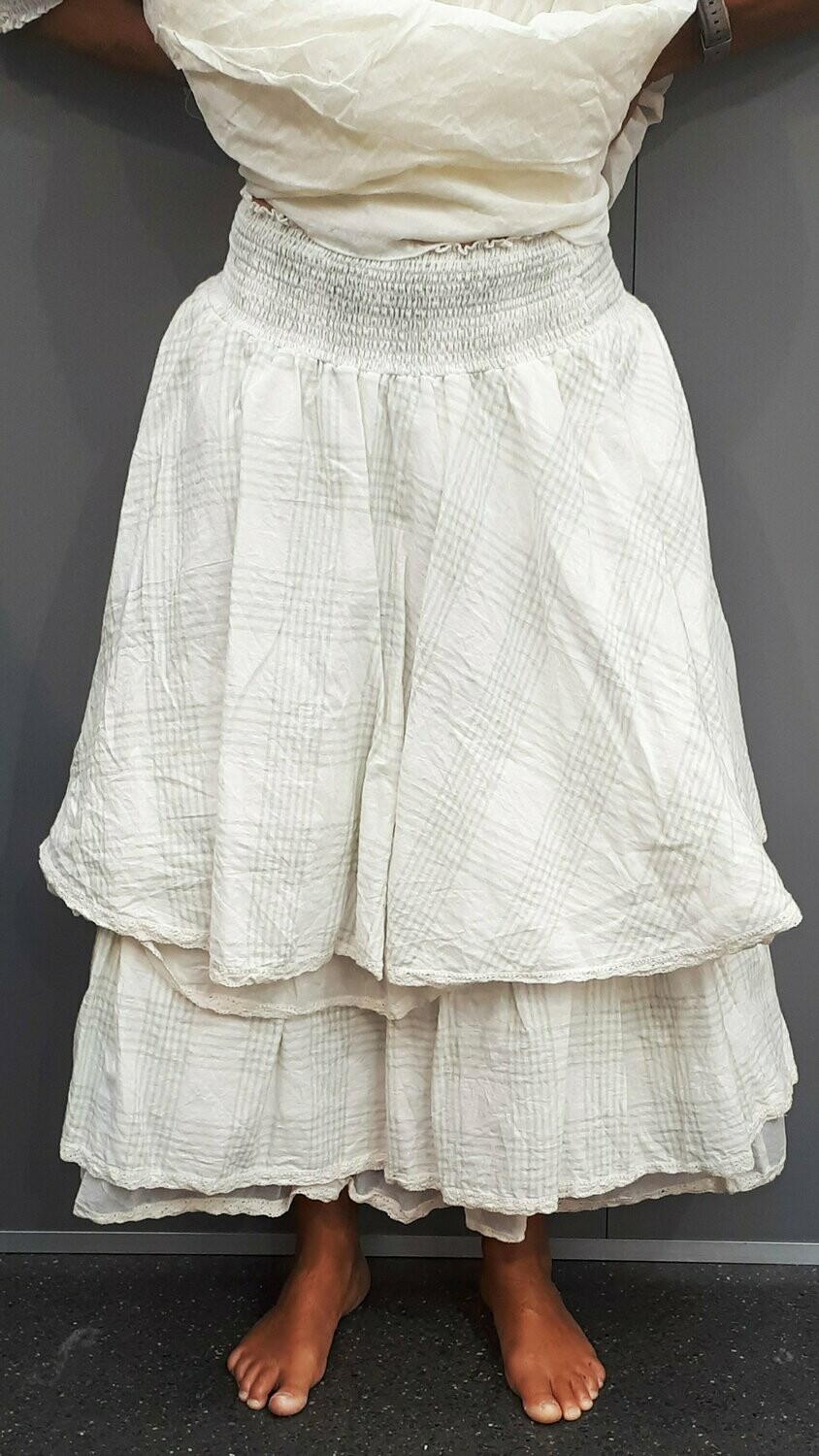 °*DERNIERE PIECE  Jupon Jennyfer B carreaux vert TU -40%