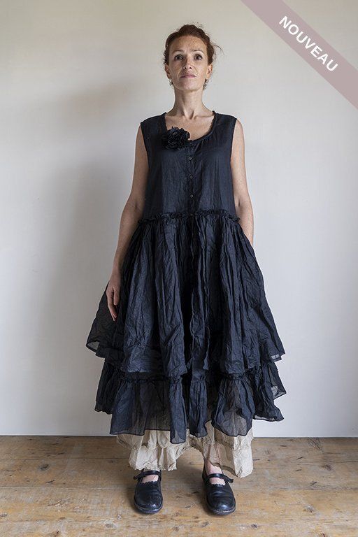 *DERNIER ARTICLE Robe Azelice organza Noir -50% tL *DERNIER ARTICLE Robe Azelice organza Noir -50% tL