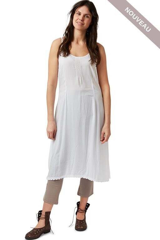 *DERNIERE PIECE Robe 55755 blanc -40% tM
