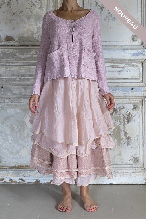 °*DERNIERE PIECE  Gilet Syrius rose TU -40%