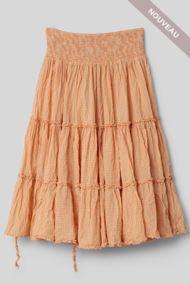 °Jupe Elfrida  22173 vichy orange -40%