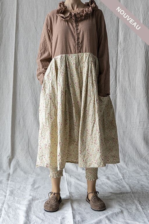 °*DERNIERE PIECE Robe Roseau mixte tL -50%