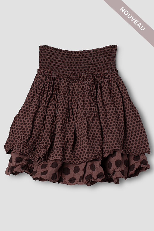 *DERNIER ARTICLE Jupe Ewa  22194 dark mauve -50% TU