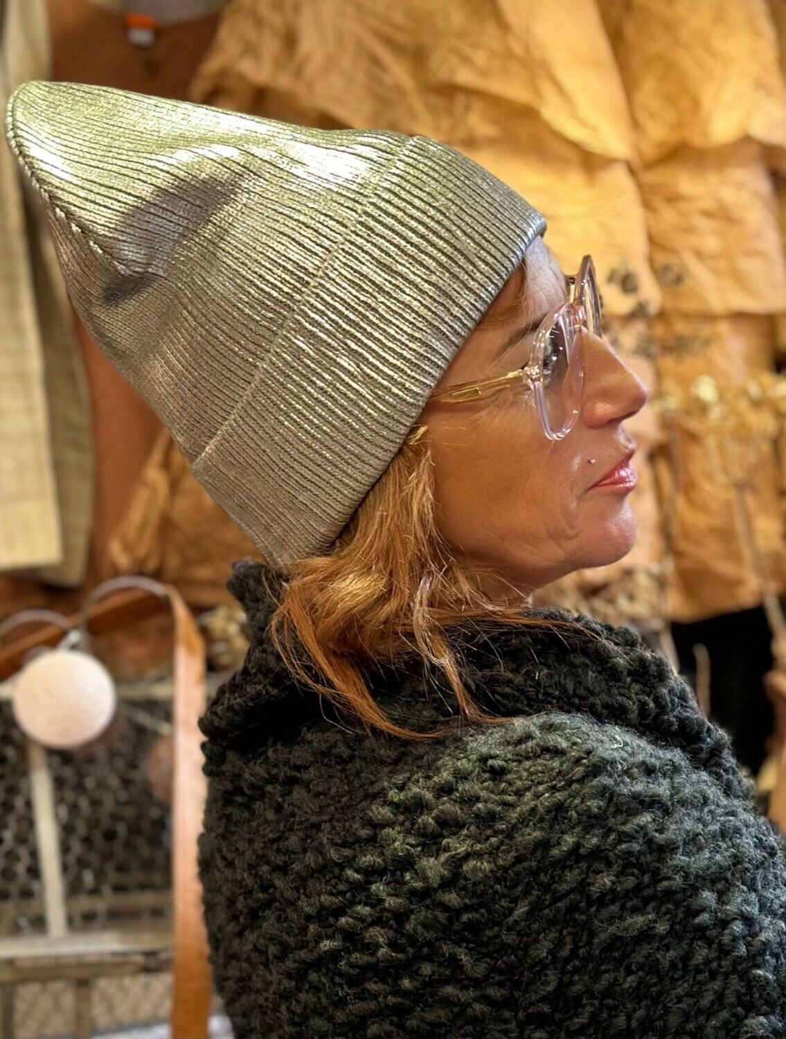 *DERNIERE PIECE Bonnet Argent TU -50%